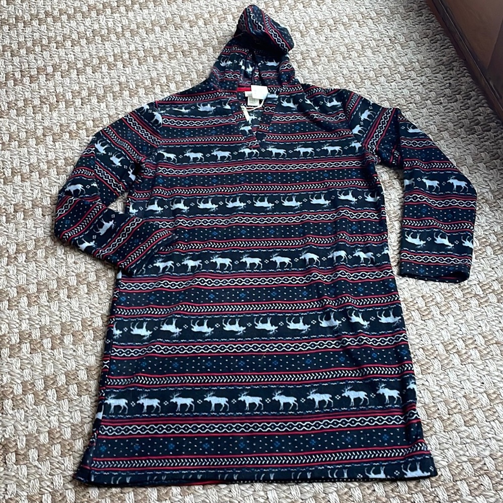 Telluride Clothing Company hooded fleece lounge top/dress